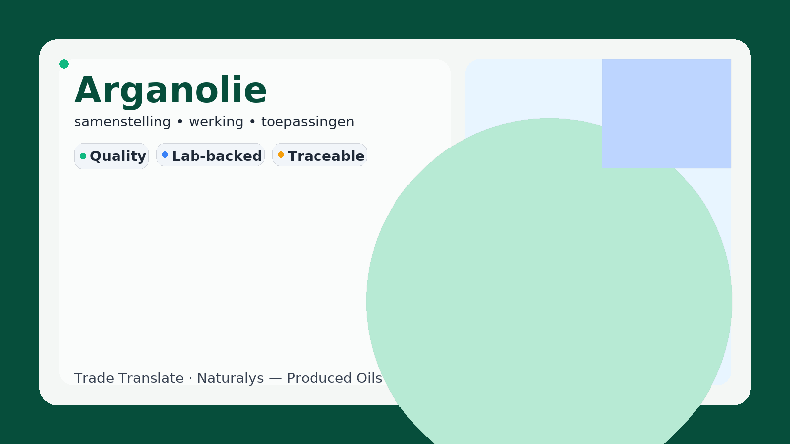 Arganolie — ongeroosterd, goudgele druppels en pitten